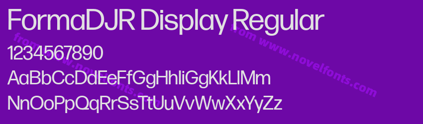 FormaDJR Display RegularPreview FormaDJR Display RegularPreview
