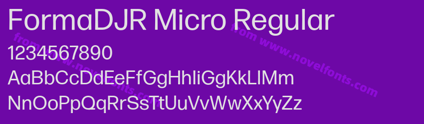 FormaDJR Micro RegularPreview