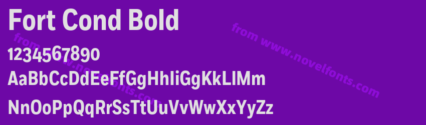 Fort Cond BoldPreview