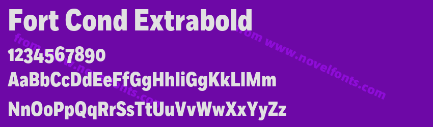 Fort Cond ExtraboldPreview