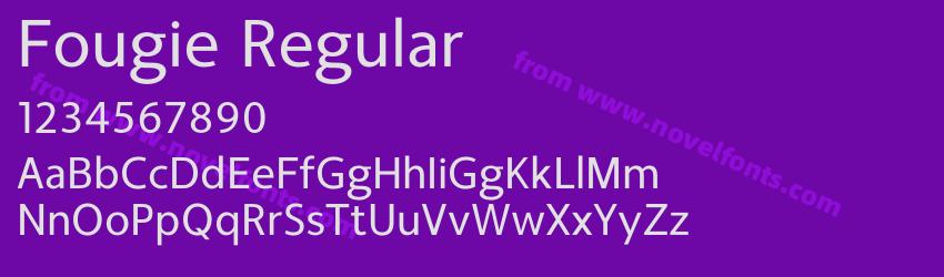 Fougie RegularPreview Fougie RegularPreview