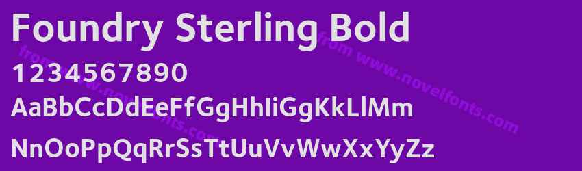 Foundry Sterling BoldPreview
