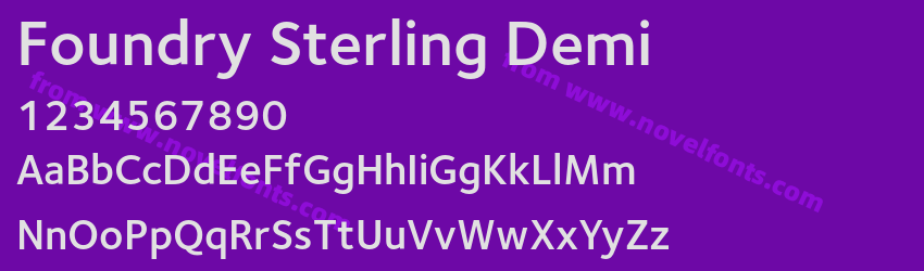 Foundry Sterling DemiPreview