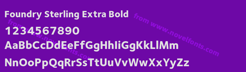 Foundry Sterling Extra BoldPreview Foundry Sterling Extra BoldPreview