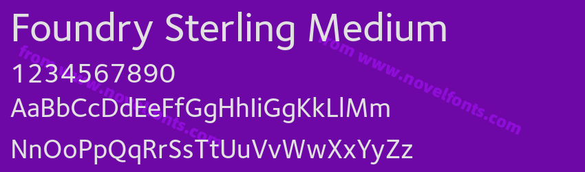 Foundry Sterling MediumPreview Foundry Sterling MediumPreview