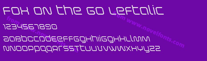 Fox on the Go LeftalicPreview