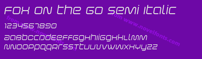 Fox on the Go Semi ItalicPreview
