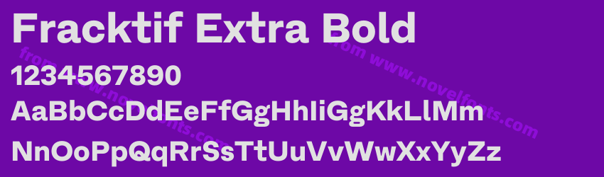 Fracktif Extra BoldPreview Fracktif Extra BoldPreview