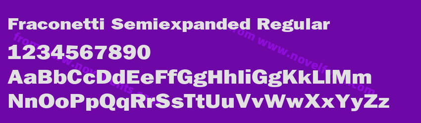 Fraconetti Semiexpanded RegularPreview Fraconetti Semiexpanded RegularPreview