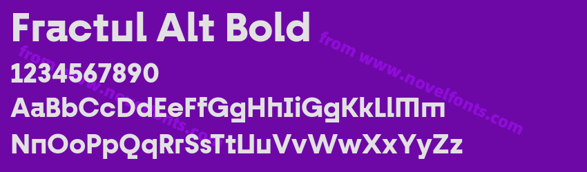 Fractul Alt BoldPreview Fractul Alt BoldPreview