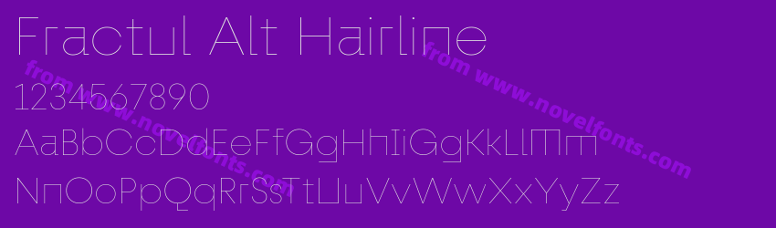 Fractul Alt HairlinePreview