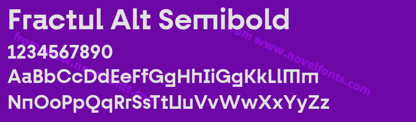 Fractul Alt SemiboldPreview Fractul Alt SemiboldPreview