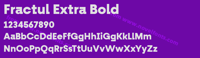 Fractul Extra BoldPreview Fractul Extra BoldPreview