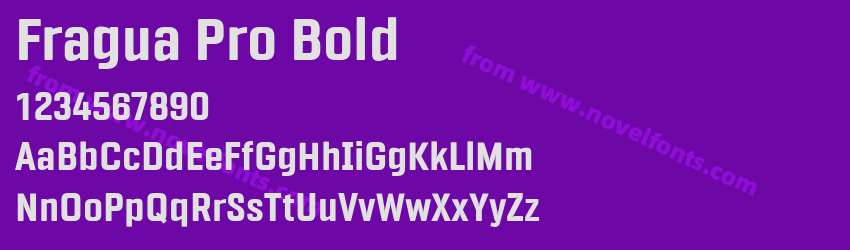 Fragua Pro BoldPreview