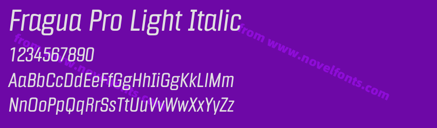 Fragua Pro Light ItalicPreview Fragua Pro Light ItalicPreview