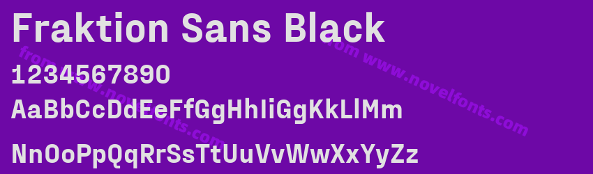 Fraktion Sans BlackPreview Fraktion Sans BlackPreview