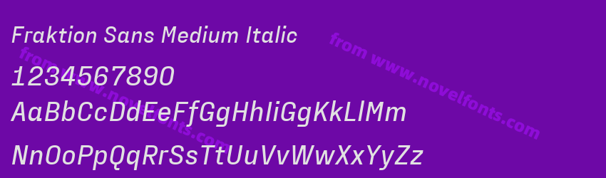 Fraktion Sans Medium ItalicPreview Fraktion Sans Medium ItalicPreview