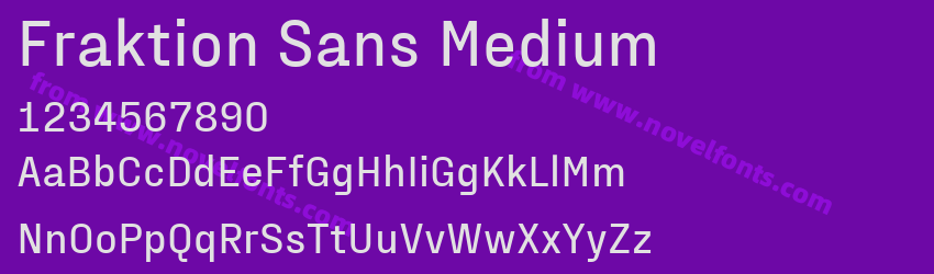 Fraktion Sans MediumPreview Fraktion Sans MediumPreview