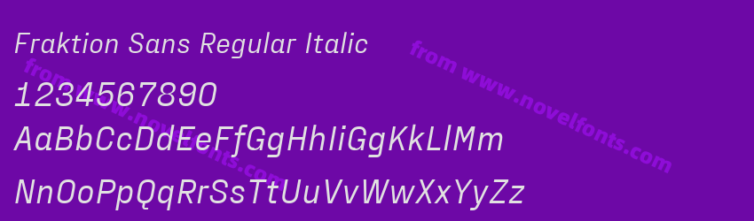 Fraktion Sans Regular ItalicPreview Fraktion Sans Regular ItalicPreview