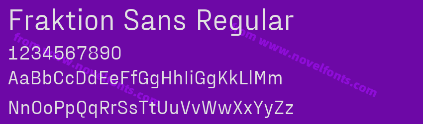 Fraktion Sans RegularPreview