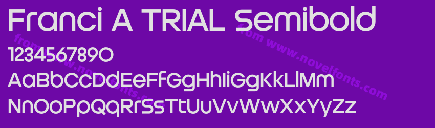 Franci A TRIAL SemiboldPreview