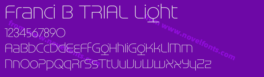 Franci B TRIAL LightPreview Franci B TRIAL LightPreview