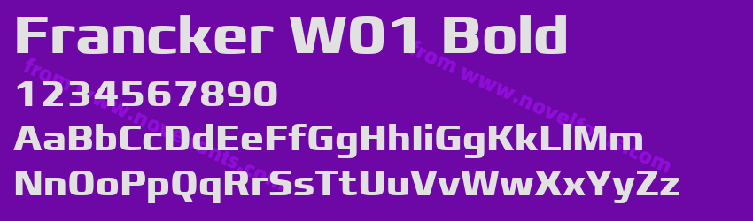 Francker W01 BoldPreview Francker W01 BoldPreview