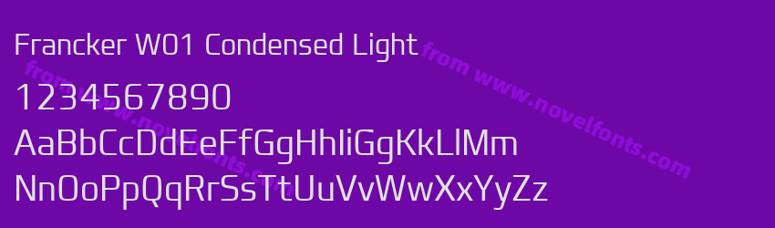 Francker W01 Condensed LightPreview