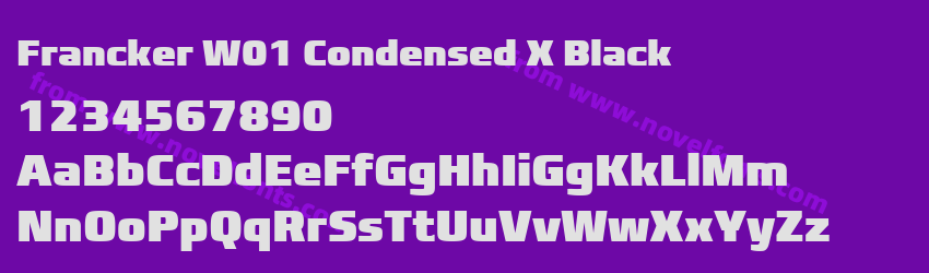 Francker W01 Condensed X BlackPreview Francker W01 Condensed X BlackPreview