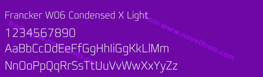Francker W06 Condensed X LightPreview Francker W06 Condensed X LightPreview