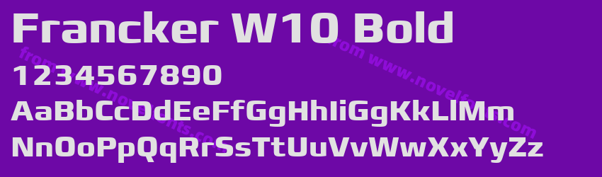 Francker W10 BoldPreview