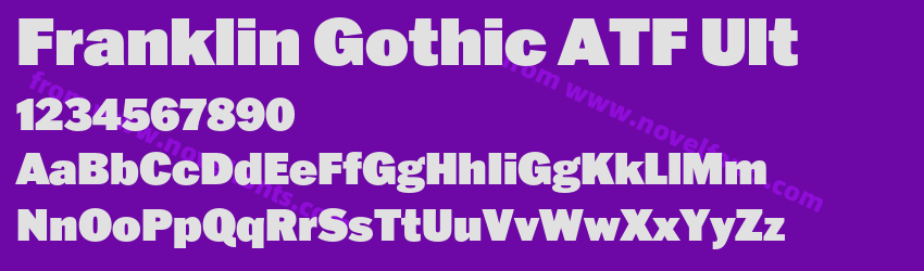Franklin Gothic ATF UltPreview Franklin Gothic ATF UltPreview