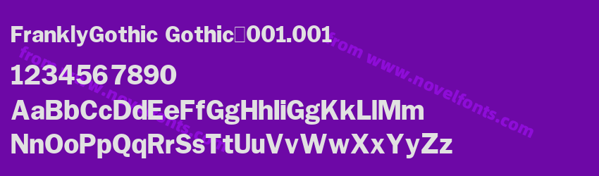 FranklyGothic Gothic_001.001Preview FranklyGothic Gothic_001.001Preview