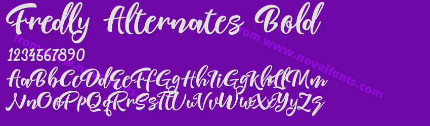 Fredly Alternates BoldPreview Fredly Alternates BoldPreview