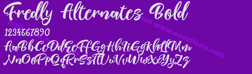 Fredly Alternates BoldPreview