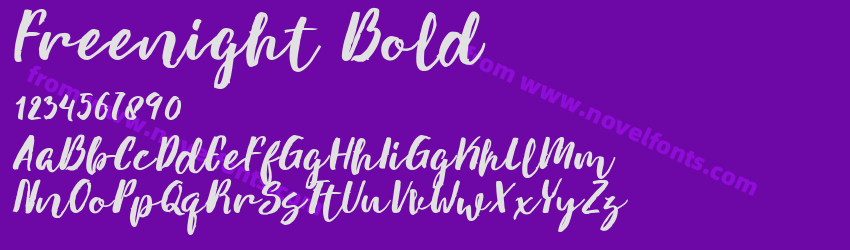 Freenight BoldPreview Freenight BoldPreview