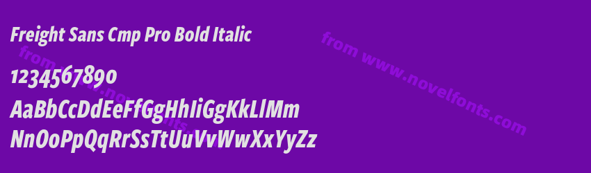 Freight Sans Cmp Pro Bold ItalicPreview Freight Sans Cmp Pro Bold ItalicPreview