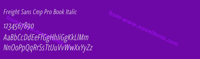 Freight Sans Cmp Pro Book ItalicPreview Freight Sans Cmp Pro Book ItalicPreview