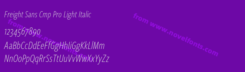 Freight Sans Cmp Pro Light ItalicPreview Freight Sans Cmp Pro Light ItalicPreview