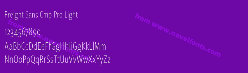 Freight Sans Cmp Pro LightPreview Freight Sans Cmp Pro LightPreview