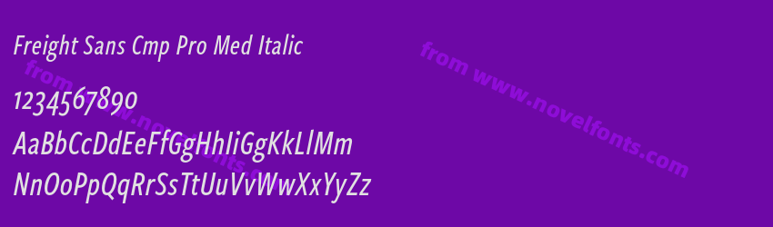 Freight Sans Cmp Pro Med ItalicPreview Freight Sans Cmp Pro Med ItalicPreview