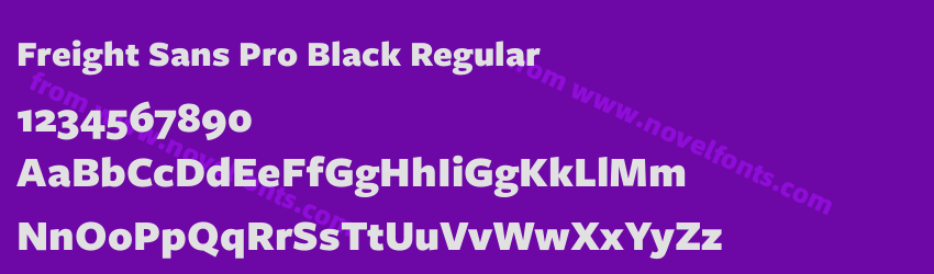 Freight Sans Pro Black RegularPreview Freight Sans Pro Black RegularPreview