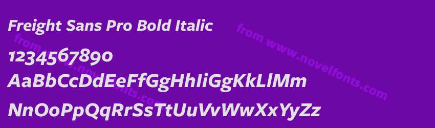 Freight Sans Pro Bold ItalicPreview Freight Sans Pro Bold ItalicPreview