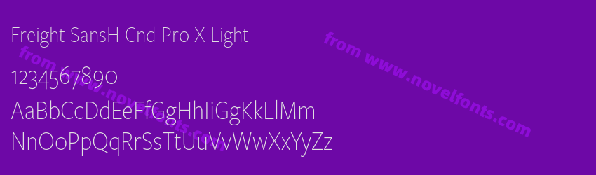 Freight SansH Cnd Pro X LightPreview Freight SansH Cnd Pro X LightPreview