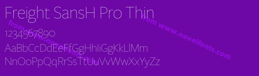 Freight SansH Pro ThinPreview Freight SansH Pro ThinPreview