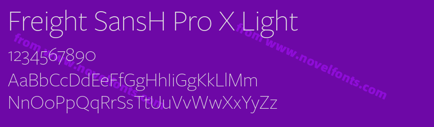Freight SansH Pro X LightPreview