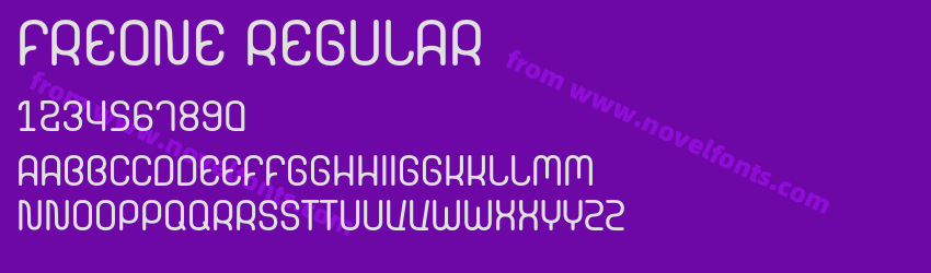 Freone RegularPreview Freone RegularPreview