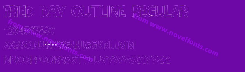 Fried Day Outline RegularPreview Fried Day Outline RegularPreview