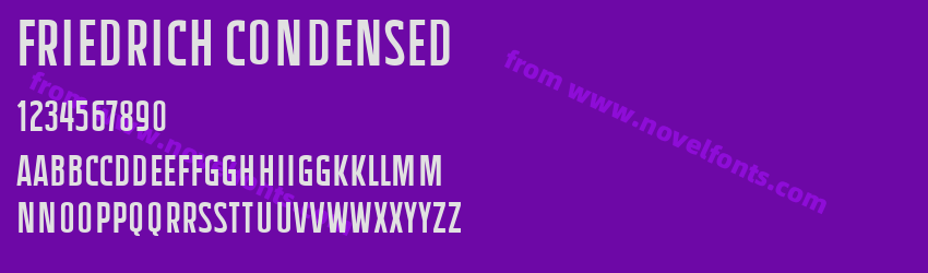 Friedrich CondensedPreview