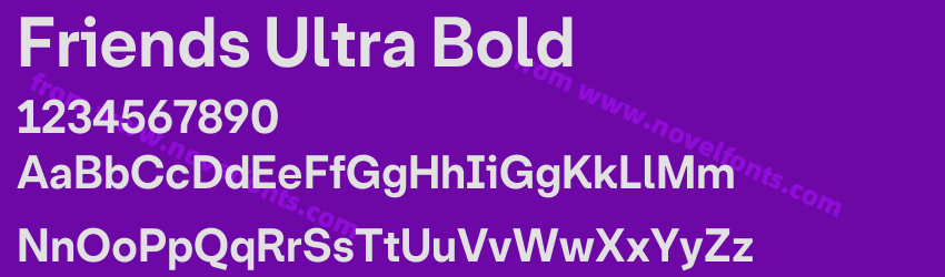 Friends Ultra BoldPreview Friends Ultra BoldPreview